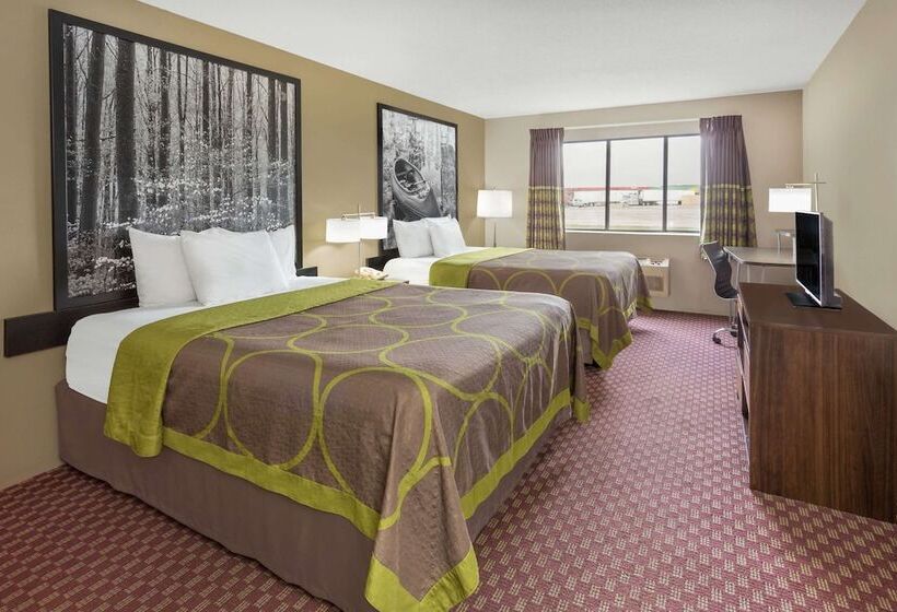 Номер Стандарт 2 Двуспальные Кровати, Super 8 By Wyndham Hebron Lowell Area