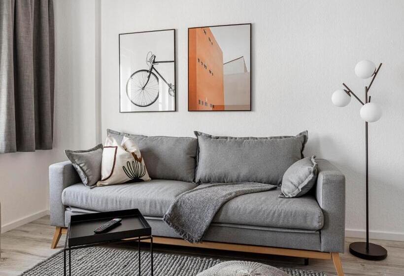 带2个卧室的套房, Limehome Zwickau Dr. Friedrichs Ring