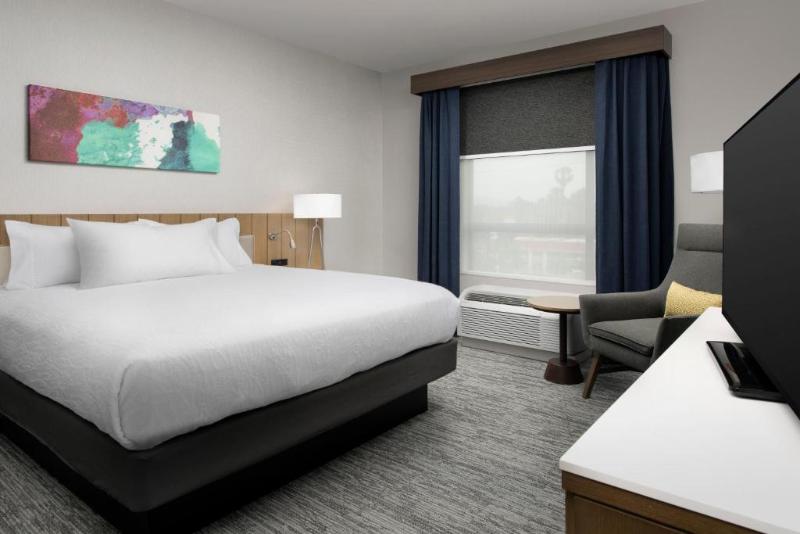 חדר סטנדרט עם מיטת קינג, Hilton Garden Inn San Jose Airport