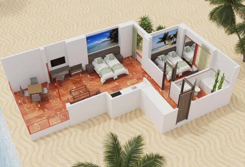 Appartement Economy 2 Chambres, Magic Tropical Splash