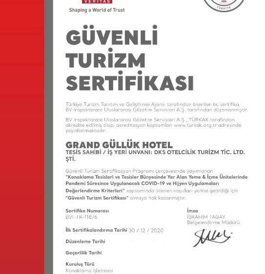 اتاق لوکس یک تخته, Grand Gulluk Hotel & Spa City Cender Antalya