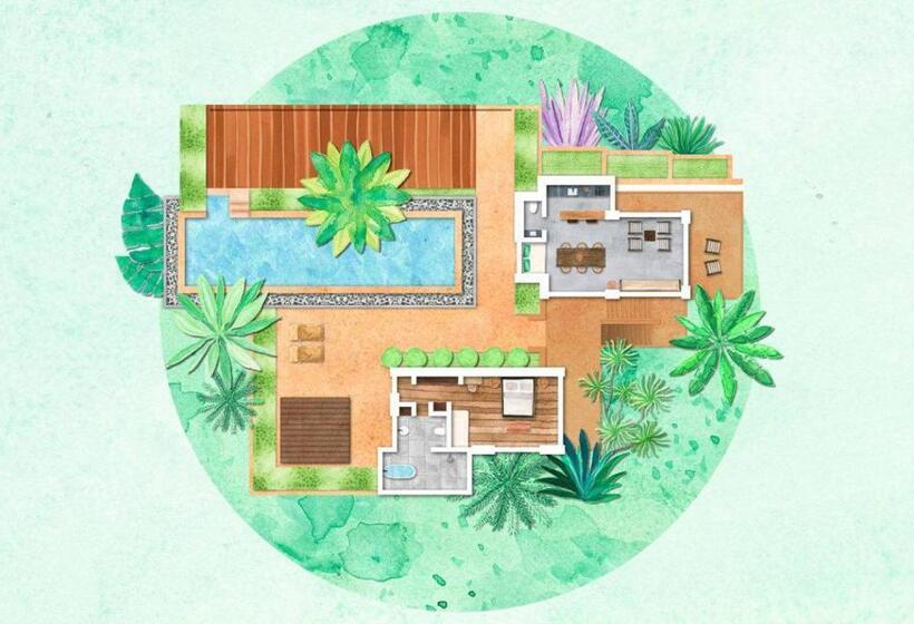 Villa 3 soveværelser, Samsam Yao Noi  Andaman Magic & Art Villas