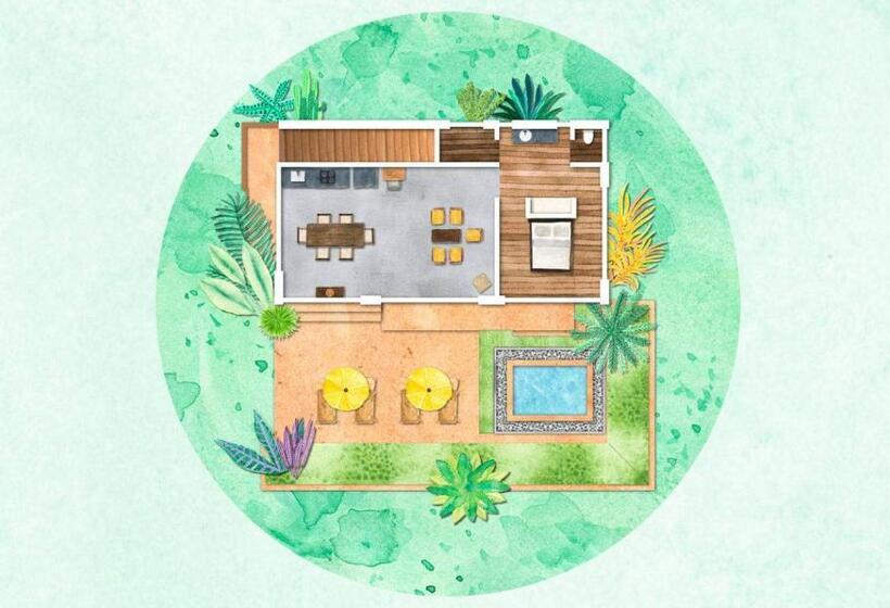 Villa 1 Soveværelse Havudsigt, Samsam Yao Noi  Andaman Magic & Art Villas