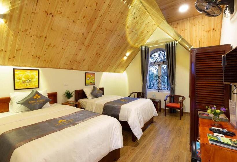 اتاق سوپریور با چشم‌انداز باغ, Sona Resort