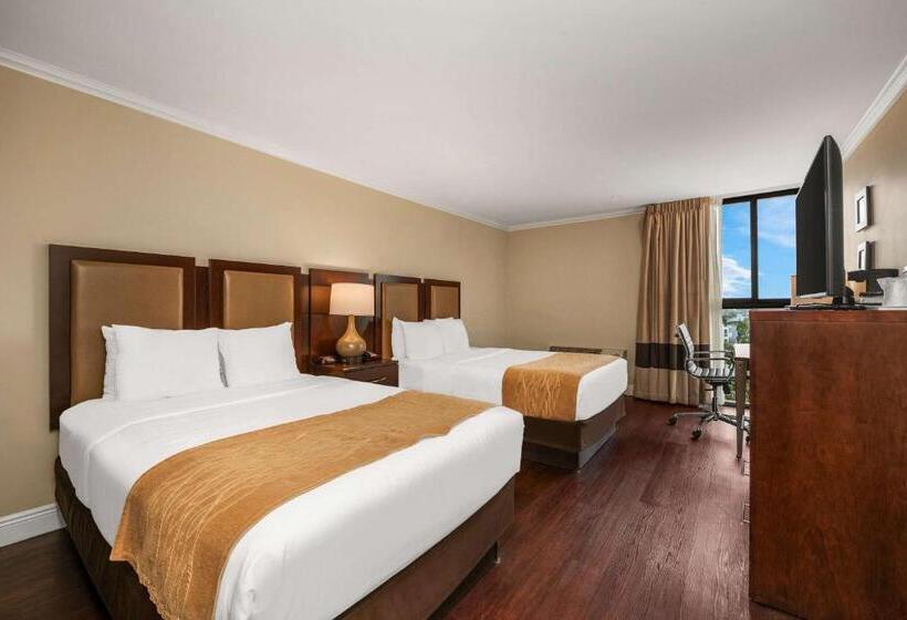 חדר סטנדרט שתי מיטות זוגיות, Comfort Inn Oceanside Deerfield Beach