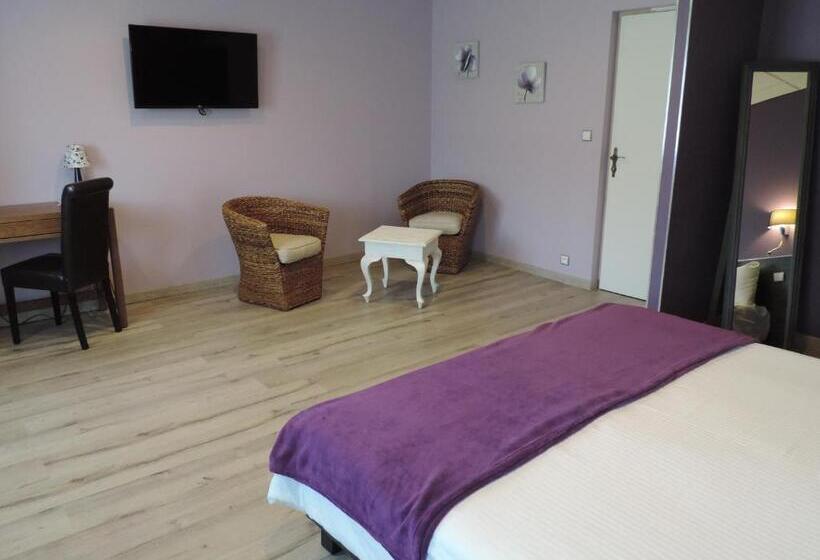 디럭스 룸 킹사이즈 침대, Hôtel Lac Et Forêt