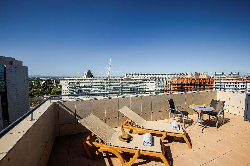 غرفة قياسية مزوَّدة بتراس, Valencia Oceanic Affiliated By Meliá
