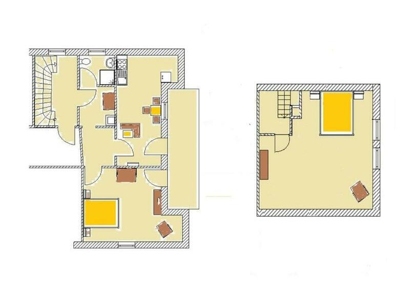 带1个卧室的公寓, Panoramacafé Kattenes