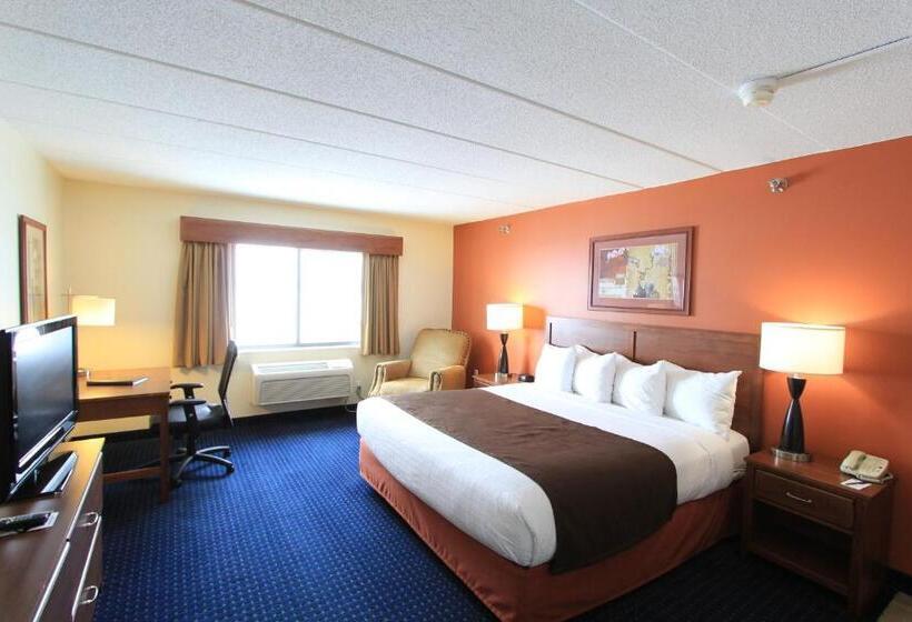 اتاق استاندارد با تخت بزرگ, Americinn By Wyndham Cedar Rapids Airport