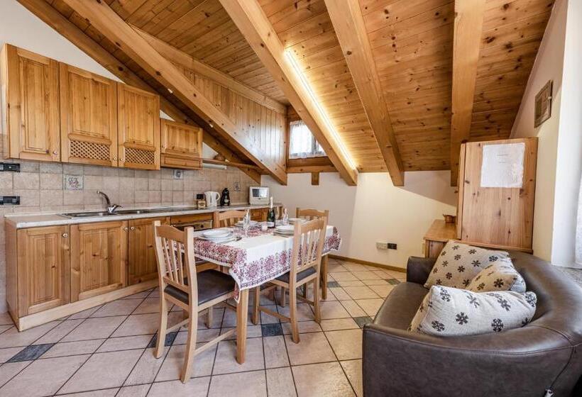 3침실 수피리어 아파트, Villetta Val Di Sole
