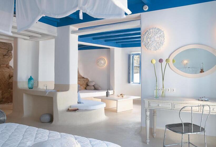 Вилла с 1 спальней и бассейном, Mykonos Blu, A Grecotel Resort To Live