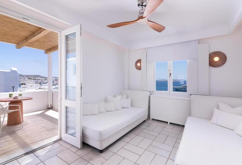 سوئیت پریمیوم با چشم‌انداز دریا, Porto Mykonos