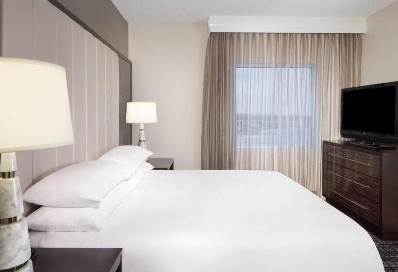Suíte Cama King, Dallas Marriott Suites Medical/market Center