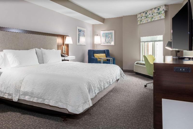 带大床的标准间, Hampton Inn & Suites Arlington Crystal City Dca