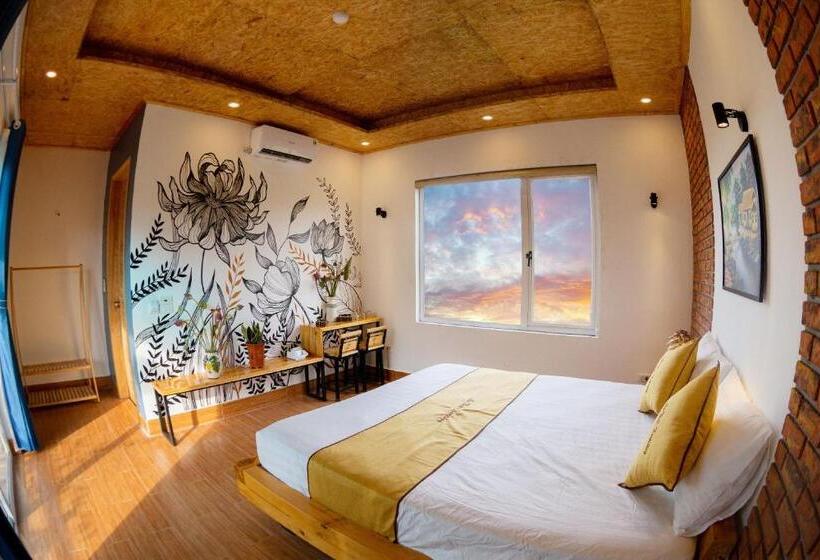 اتاق استاندارد با چشم‌انداز کوهستان, An Thái Homestay And Bar