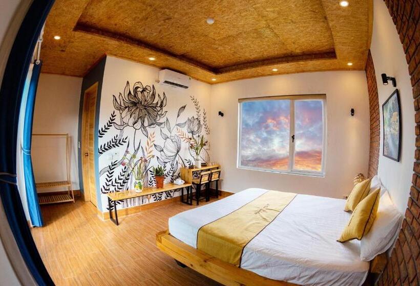 اتاق لوکس با بالکن, An Thái Homestay And Bar