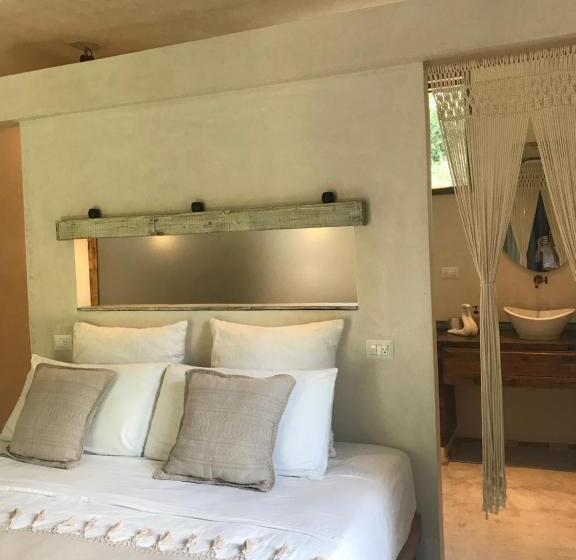غرفة ديلوكس مزودة بشرفة, Verdeamar Eco Lodge Jungle Retreat