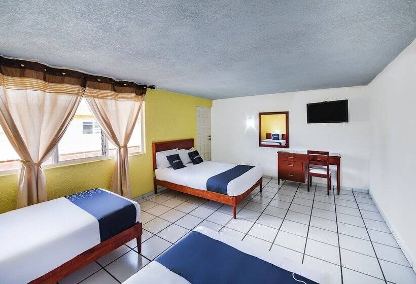 4 Bett Standardzimmer, Capital O Colón, Ciudad Guzmán Jalisco