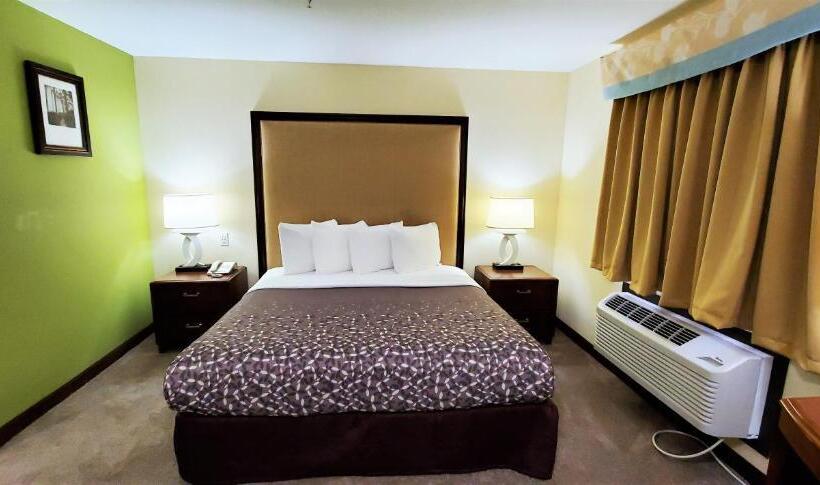 Люкс Кровать Кинг, Travel Inn And Suites  Sikeston Miner I 55 Exit 67