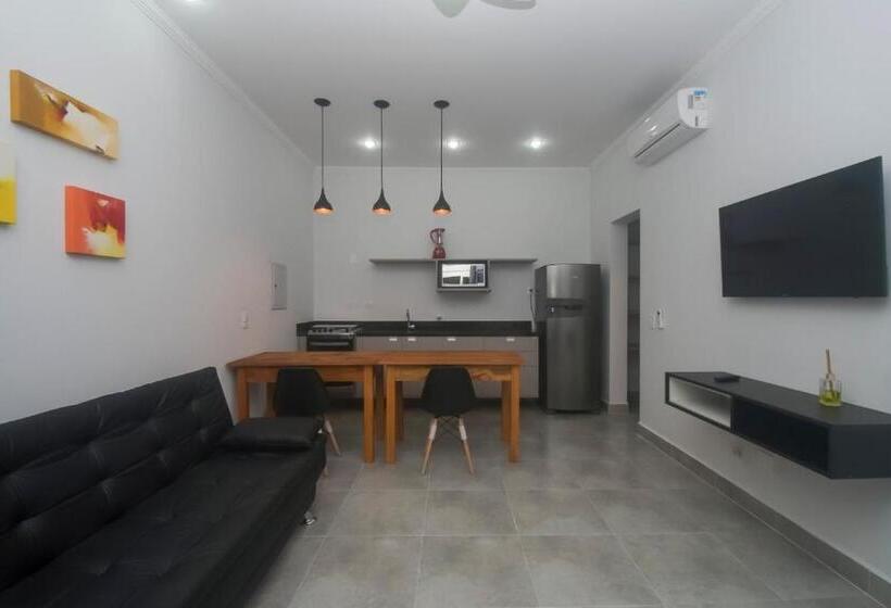 침실 1개 아파트, Flat Com Serviços Na Riviera