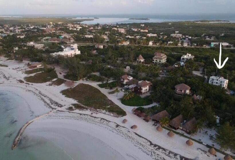 اتاق اساندارد با چشم‌انداز جانبی به دریا, Casa Vainilla Holbox Island