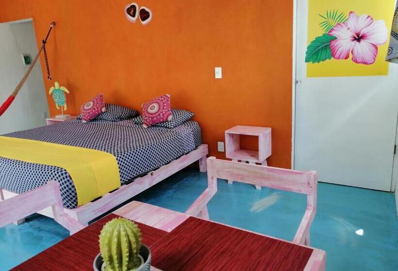 اتاق استاندارد با چشم‌انداز استخر, Casa Vainilla Holbox Island