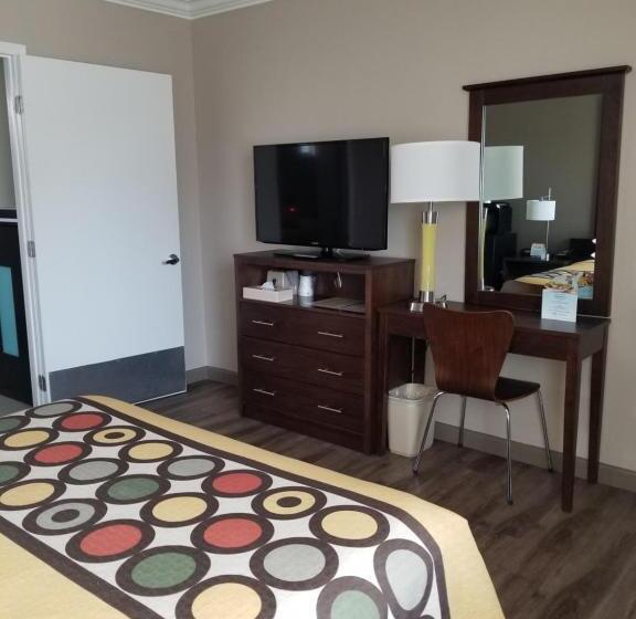 Quarto Estandar para Deficientes Físicos, Super 8 By Wyndham Los Angelesculver City Area