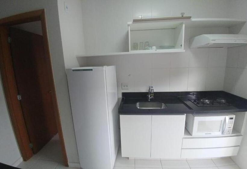 Апартаменты 1 Спальня Вид на Бассейн, Flat Veredas Rio Quente Apto 113