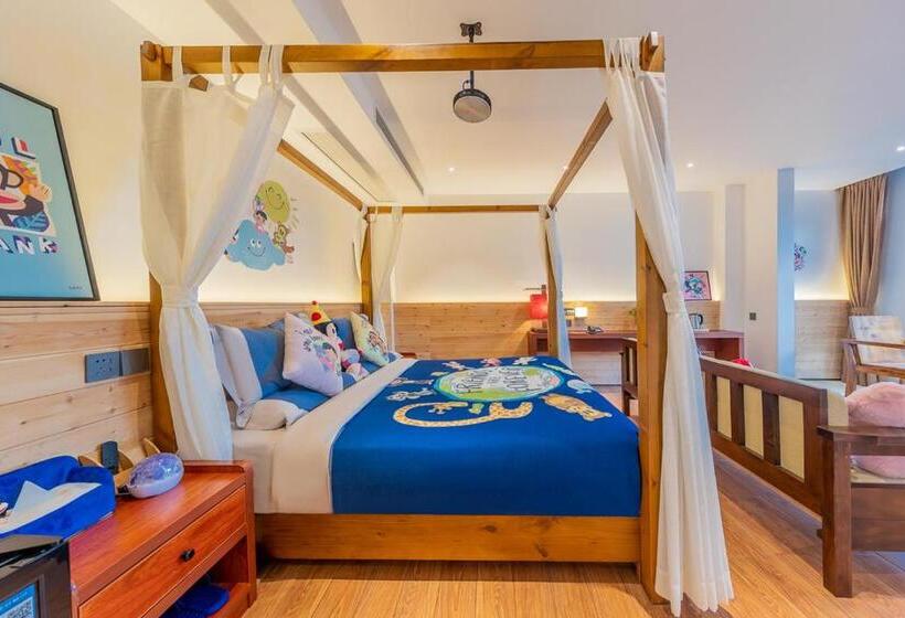 سوییت با چشم‌انداز کوه, Enshi Grand Canyon Yutan Muyun Guesthouse
