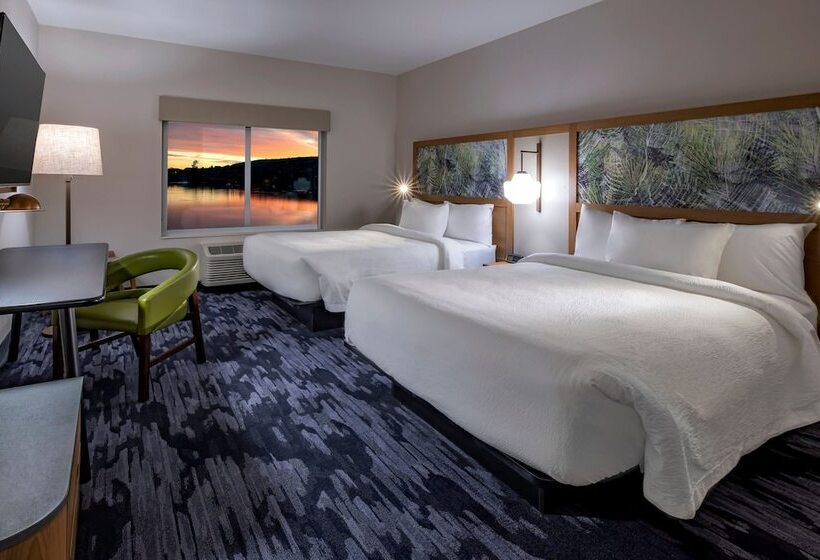 Номер Стандарт 2 Двуспальные Кровати, Fairfield Inn & Suites By Marriott Klamath Falls