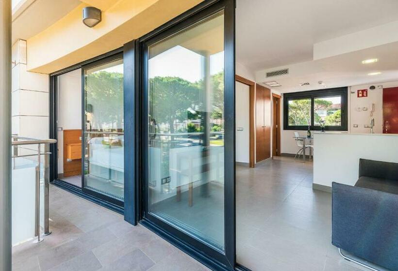 آپارتمان 1 خوابه, Aparthotel Las Palmeras Castelldefels