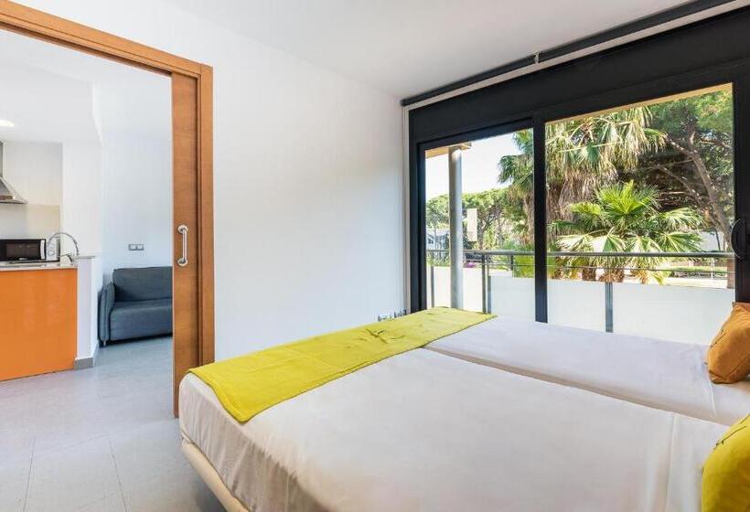 آپارتمان 1 خوابه, Aparthotel Las Palmeras Castelldefels