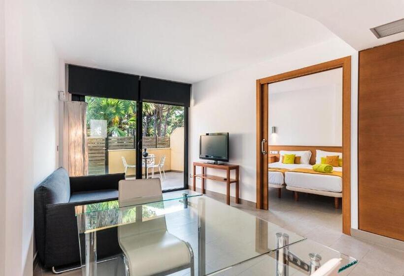 آپارتمان 1 خوابه با تراس, Aparthotel Las Palmeras Castelldefels