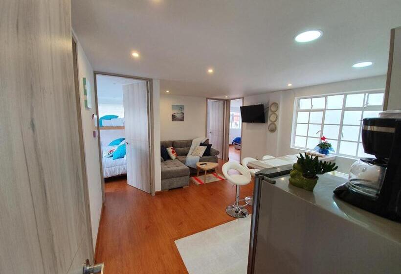 آپارتمان 3 خوابه, Homy Apartamentos #4   Corferias, Embassy, Airport, G12, Un, Agora