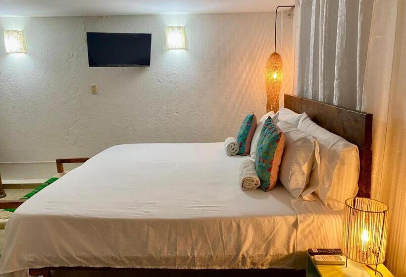 اتاق استاندارد با تخت بزرگ, Vito Hotel Boutique Taganga