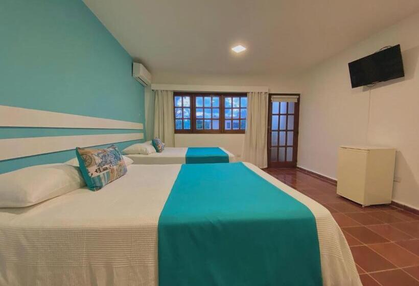 Номер Стандарт 2 Двуспальные Кровати, Calypso Beach Hotel By The Urbn House Santo Domingo Airport