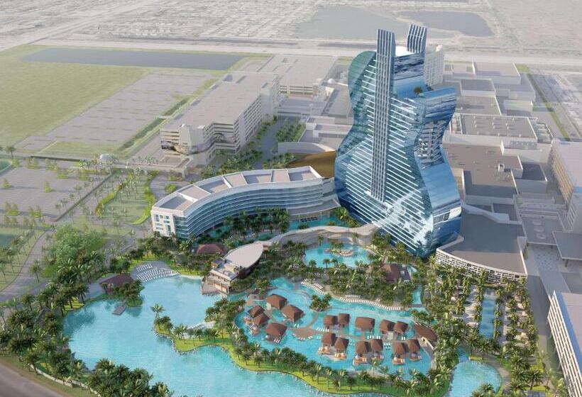 스탠다드 룸 풀장 전망, The Guitar Hotel At Seminole Hard Rock Hotel & Casino