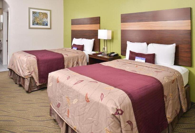 ２ダブルベッドのスタンダードルーム, Americas Best Value Inn Downtown Houston