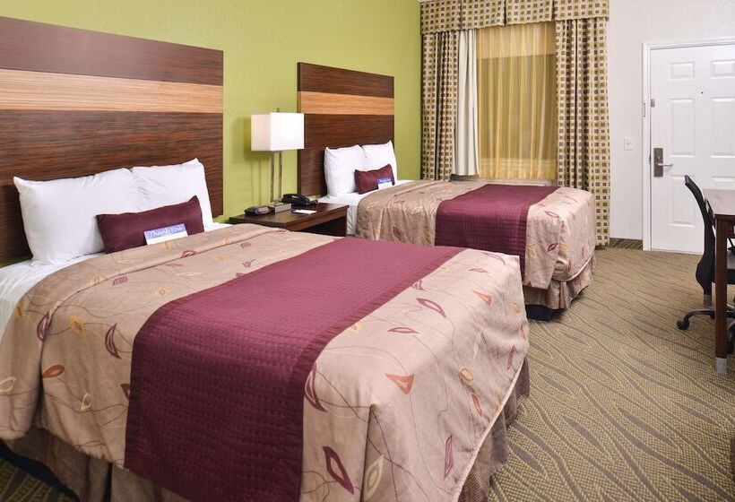 ２ダブルベッドのスタンダードルーム, Americas Best Value Inn Downtown Houston