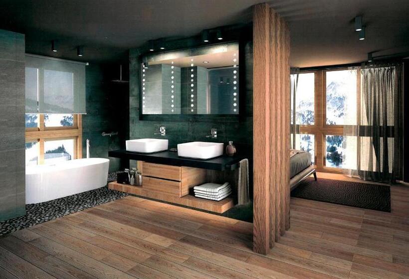 اتاق استاندارد با چشم‌انداز کوهستان, Sport Hotel Hermitage & Spa