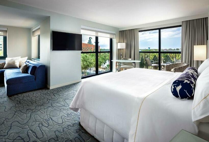 اتاق لوکس با تخت بزرگ, Walt Disney World Swan