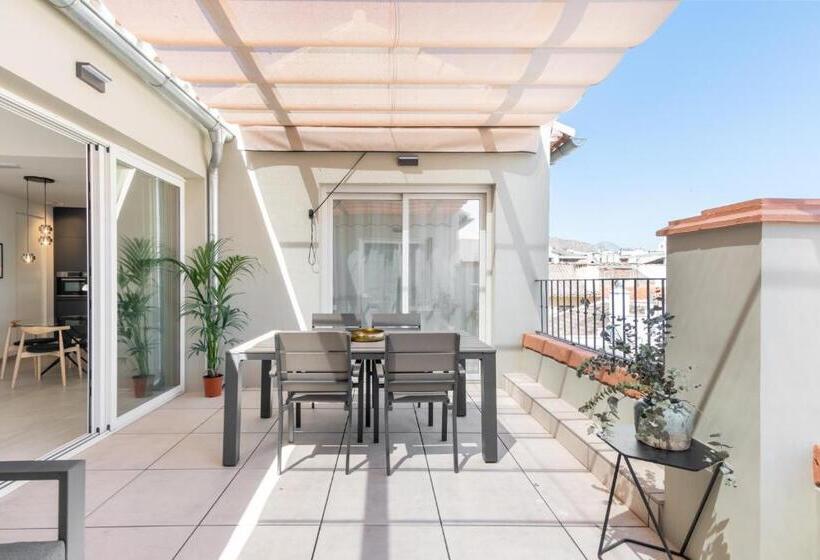 1 Bedroom Penthouse Apartment, Be Mate Málaga Centro