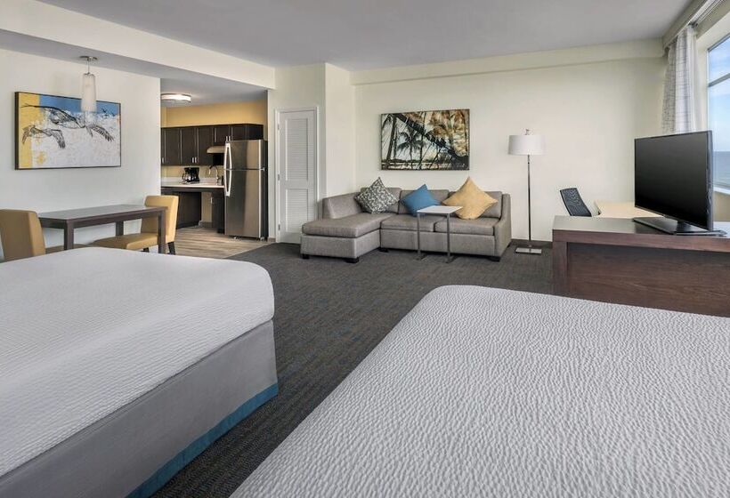 Студио Стандарт Боковой Вид на Море, Residence Inn Fort Lauderdale Pompano Beach/oceanfront