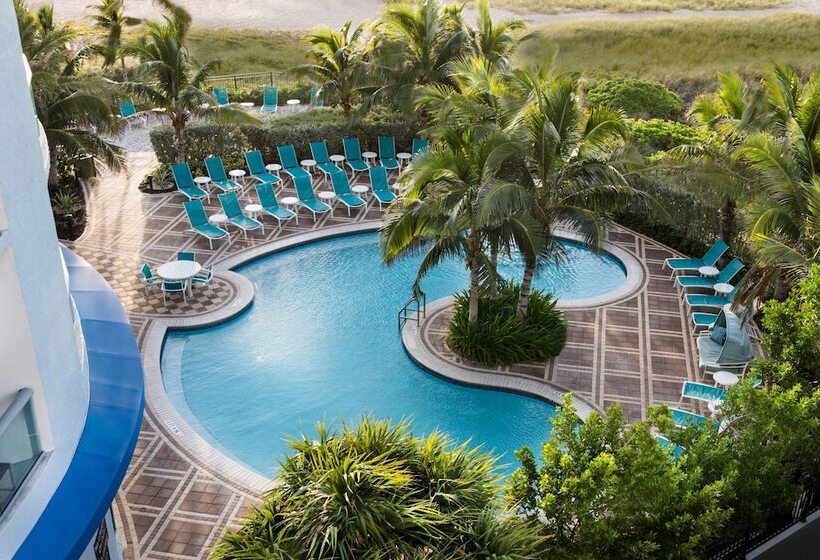 Студия Стандарт Двуспальная Кровать, Residence Inn Fort Lauderdale Pompano Beach/oceanfront
