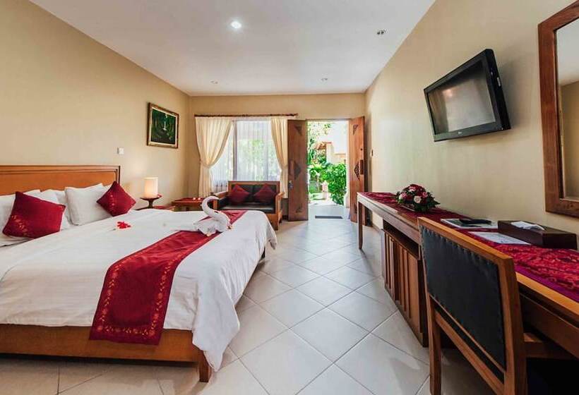 Номер Deluxe с Террасой, Kuta Puri Bungalows Villas And Resort