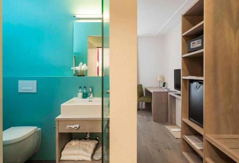 اتاق راحتی یک تخته, Platzhirsch Zürich   Downtown Boutique Hotel & Sushi Lounge