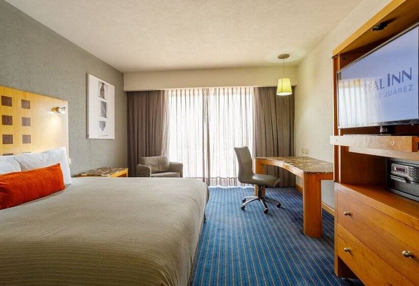 キングサイズベッドのデラックスルーム, Real Inn Ciudad Juarez By The Usa Consulate