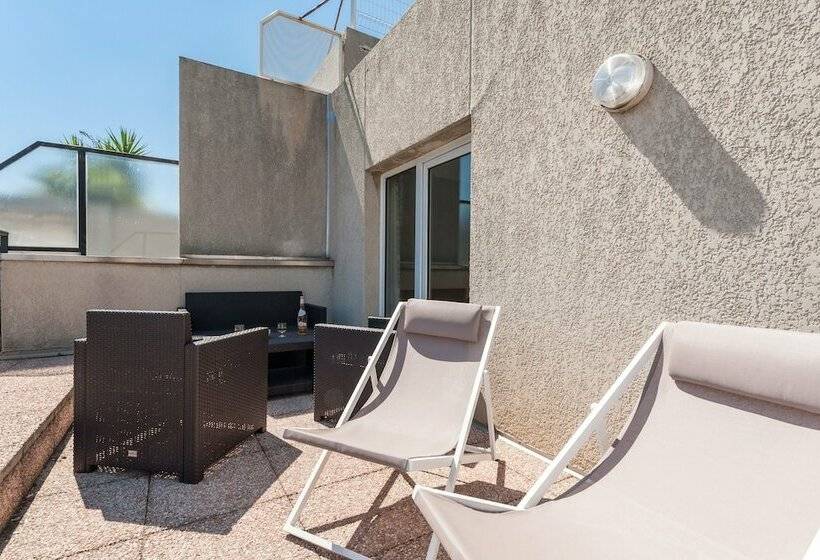Апартаменты 1 Спальня с Террасой, Residhotel Le Grand Prado
