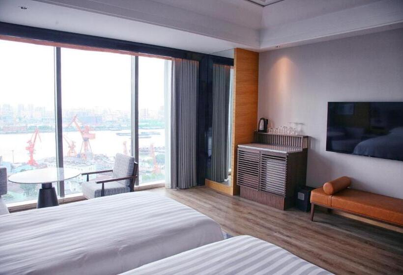 Quarto Standard 2 Camas Casal, Sheraton Shanghai Pudong Riverside