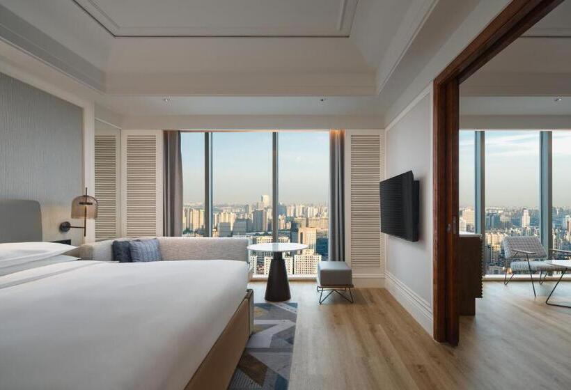 Quarto Deluxe Cama King, Sheraton Shanghai Pudong Riverside